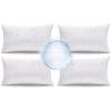 MIULEE 20×20 Outdoor Pillows,Set of 4 Throw Pillows Waterproof,Soft Support Throw Inserts Decorative Water Resistant for Patio Furniture and Garden(12×20 Inch (Pack of 4))
