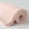 MIULEE Burnt Orange Extra Thick Non Slip Bathroom Rug Fall Shaggy Soft Bath Mat Plush Microfiber Absorbent Water for Shower Tub Machine Washable (16×24 Inches)(Blush)