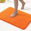 MIULEE Burnt Orange Extra Thick Non Slip Bathroom Rug Fall Shaggy Soft Bath Mat Plush Microfiber Absorbent Water for Shower Tub Machine Washable (16×24 Inches)(Orange)