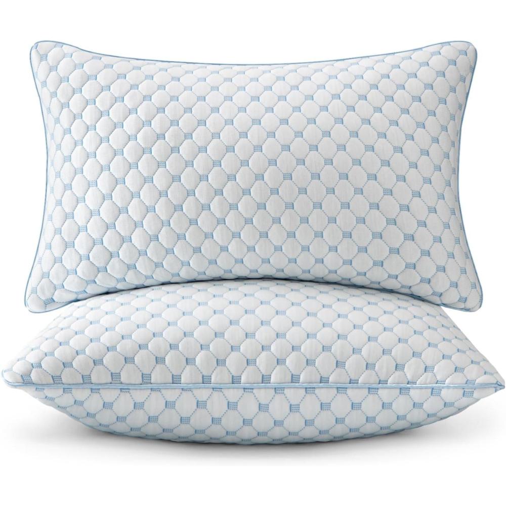 imageMIULEE 18x18 Pillow Inserts Memory Foam Cooling Set of 2 Decorative Throw PillowsAdjustable Premium Stuffer for Sofa Couch Bed and Living Room20 x 30 Inch Pack of 2