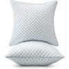 MIULEE 18×18 Pillow Inserts, Memory Foam Cooling Set of 2 Decorative Throw Pillows,Adjustable Premium Stuffer for Sofa Couch Bed and Living Room(20 x 20 Inch (Pack of 2))