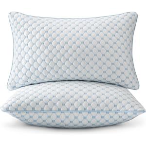 MIULEE 18×18 Pillow Inserts, Memory Foam Cooling Set of 2 Decorative Throw Pillows,Adjustable Premium Stuffer for Sofa Couch Bed and Living Room(20 x 30 Inch (Pack of 2))