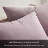 MIULEE Pack of 2, Velvet Soft Solid Decorative Square Throw Pillow Covers Set Cushion Case for Spring Sofa Bedroom Car 20×20 Inch 50×50 Cm
