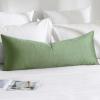 MIULEE Teal Velvet Pillow Covers Decorative Square Pillowcases Soft Solid Cushion Cases for Sofa Bedroom Couch 16 x 16 Inch(Sage Green)