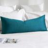 MIULEE Teal Velvet Pillow Covers Decorative Square Pillowcases Soft Solid Cushion Cases for Sofa Bedroom Couch 16 x 16 Inch(Teal)