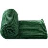 MIULEE Valentines Pink Throw Blanket 3D Ribbed Jacquard Fleece Flannel Velvet Plush Decorative Bed Blanket (Throw, 50″ x 60″) – Super Soft, Lightweight, Warm and Cozy for Couch Sofa Home Decor(Dark Green)