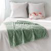 MIULEE Valentines Pink Throw Blanket 3D Ribbed Jacquard Fleece Flannel Velvet Plush Decorative Bed Blanket (Throw, 50″ x 60″) – Super Soft, Lightweight, Warm and Cozy for Couch Sofa Home Decor(Sage Green)