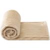 MIULEE Valentines Pink Throw Blanket 3D Ribbed Jacquard Fleece Flannel Velvet Plush Decorative Bed Blanket (Throw, 50″ x 60″) – Super Soft, Lightweight, Warm and Cozy for Couch Sofa Home Decor(Beige)