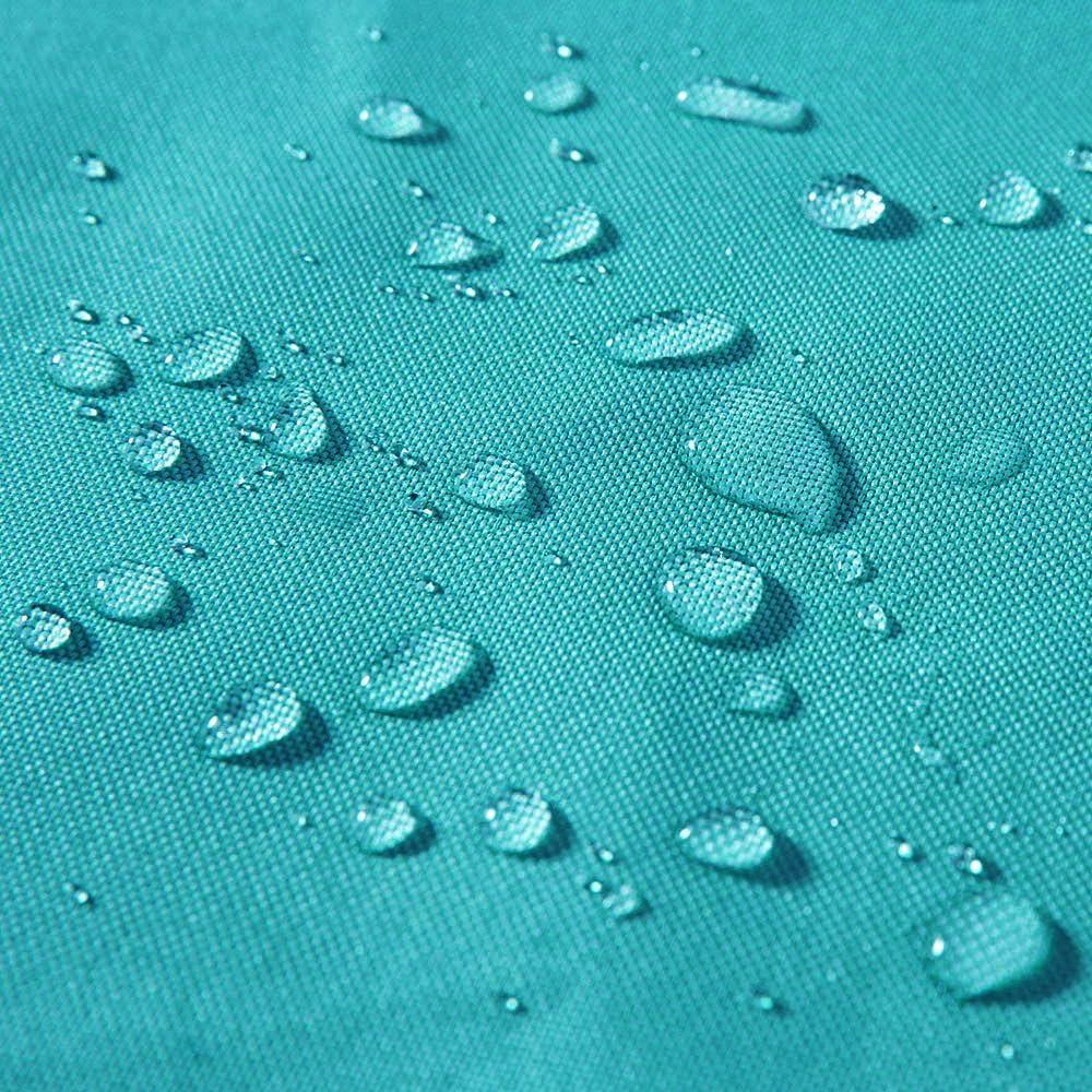 imageMIULEE Pack of 2 Decorative Outdoor Waterproof Pillow Covers Square Garden Cushion Sham Throw Pillowcase Shell for Spring Patio Tent Couch 18x18 Inch Teal BlueTurquoise