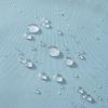 MIULEE Pack of 2 Decorative Outdoor Waterproof Pillow Covers Square Garden Cushion Sham Throw Pillowcase Shell for Spring Patio Tent Couch 18×18 Inch Teal Blue(Blue)