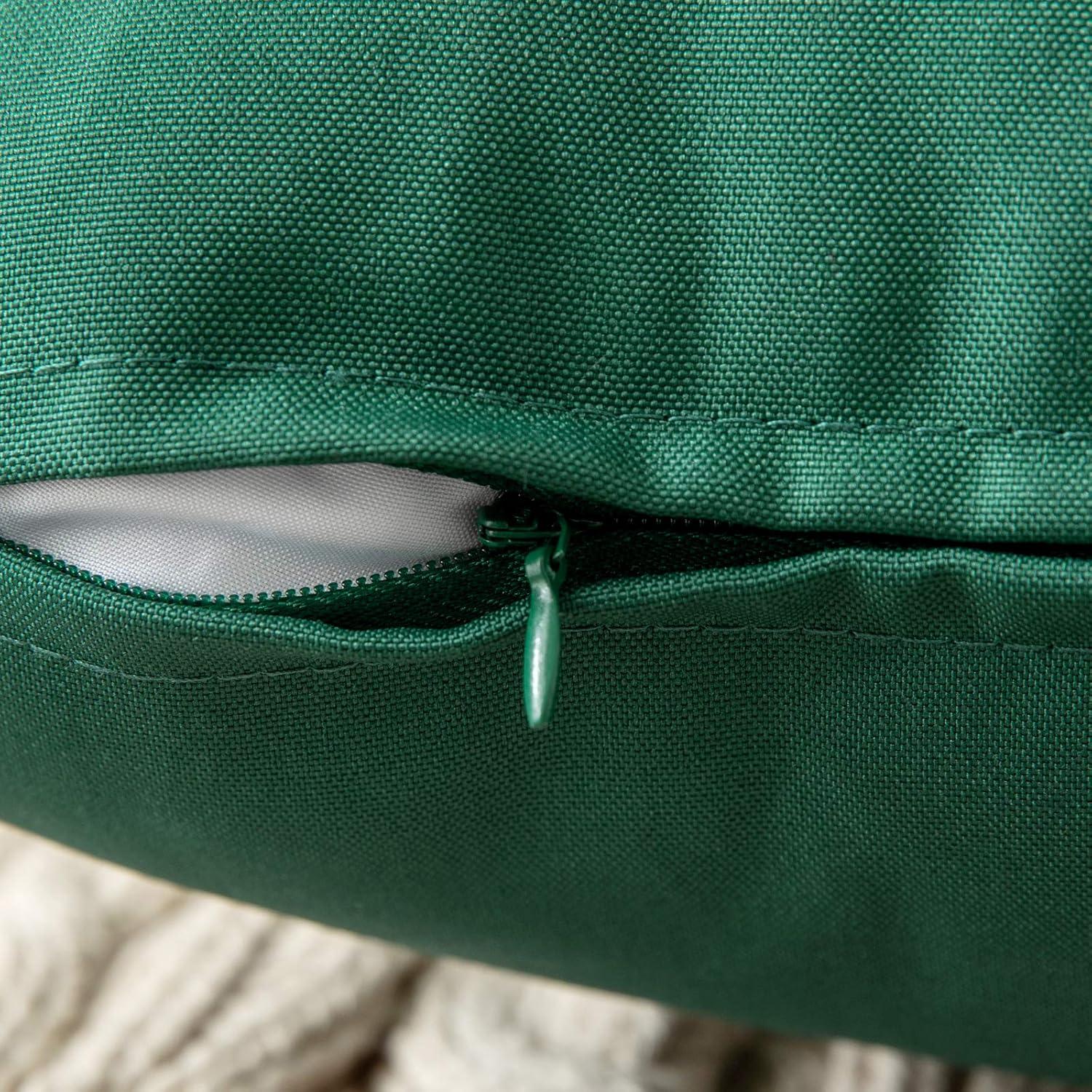 imageMIULEE Pack of 2 Decorative Outdoor Waterproof Pillow Covers Garden Cushion Sham Throw Pillowcase Summer Shell for Patio Tent Couch 16x16 Inch BeigeArmy Green