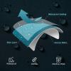 MIULEE Outdoor Waterproof Throw Pillow Covers Set of 2 Relax Decorative Outdoor Square Pillowcases for Chair Patio Garden Couch Tent Balcony Sofa Deep Blue 18×18 Inch(Deep Blue)