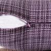 MIULEE Outdoor Waterproof Throw Pillow Covers Decorative Farmhouse Water Resistant Cushion Covers for Tent Patio Garden Couch Sofa Pack of 2, 20×20 Inch Violet(Violet)
