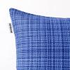 MIULEE Outdoor Waterproof Throw Pillow Covers Decorative Farmhouse Water Resistant Cushion Covers for Tent Patio Garden Couch Sofa Pack of 2, 20×20 Inch Violet(Blue)