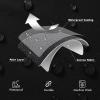 MIULEE Outdoor Waterproof Throw Pillow Covers Set of 2 Hello Sunshine Decorative Outdoor Square Pillowcases for Chair Patio Garden Couch Tent Balcony Sofa Black 18×18 Inch(Black)