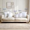 MIULEE 18×18 Inch Pillows Inserts, Pack of 4 Down Alternative Virgin Filling Comfy Support Throw Pillows for Sofa Couch Bed(4)