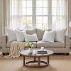 MIULEE Pack of 4 18×18 Pillow Inserts, Premium Feather and Down Decorative Throw Pillows, Fluffy and Choppable, Cotton Fabric for Sofa Bed Couch(20×20 Inch)