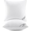 MIULEE 18×18 Inch Pillows Inserts, Pack of 4 Down Alternative Virgin Filling Comfy Support Throw Pillows for Sofa Couch Bed(2)
