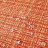 MIULEE Outdoor Waterproof Throw Pillow Covers Decorative Farmhouse Water Resistant Cushion Covers for Tent Patio Garden Couch Sofa Pack of 2, 18×18 Inch Coffee(Orange)