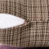 MIULEE Outdoor Waterproof Throw Pillow Covers Decorative Farmhouse Water Resistant Cushion Covers for Tent Patio Garden Couch Sofa Pack of 2, 18×18 Inch Coffee(Brown)