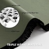 MIULEE Blackout Curtains 4 Panels Sets Black 63 Inch Length, Top and Bottom Rod Pocket Room Darkening Curtains for Bedroom Windows, 4 Pack Solid Thermal Insulated Light Blocking Curtain Drapes(Sage Green)