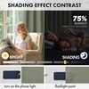 MIULEE Blackout Curtains 4 Panels Sets Black 63 Inch Length, Top and Bottom Rod Pocket Room Darkening Curtains for Bedroom Windows, 4 Pack Solid Thermal Insulated Light Blocking Curtain Drapes(Sage Green)