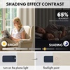 MIULEE Blackout Curtains 4 Panels Sets Black 63 Inch Length, Top and Bottom Rod Pocket Room Darkening Curtains for Bedroom Windows, 4 Pack Solid Thermal Insulated Light Blocking Curtain Drapes(Cream Beige)