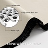 MIULEE Blackout Curtains 4 Panels Sets Black 63 Inch Length, Top and Bottom Rod Pocket Room Darkening Curtains for Bedroom Windows, 4 Pack Solid Thermal Insulated Light Blocking Curtain Drapes(Cream Beige)