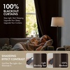 MIULEE Cream 100% Blackout Curtains for Bedroom 63 Inch Long, 2 Thick Layers Thermal Insulated Black Out Window Curtains with Black Liner, Noise Reducing Grommet Living Room Drapes 2 Panels Set Ivory(Chocolate Brown)