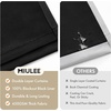 MIULEE Cream 100% Blackout Curtains for Bedroom 63 Inch Long, 2 Thick Layers Thermal Insulated Black Out Window Curtains with Black Liner, Noise Reducing Grommet Living Room Drapes 2 Panels Set Ivory(Black)