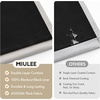 MIULEE Cream 100% Blackout Curtains for Bedroom 63 Inch Long, 2 Thick Layers Thermal Insulated Black Out Window Curtains with Black Liner, Noise Reducing Grommet Living Room Drapes 2 Panels Set Ivory(Stone)