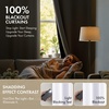MIULEE Cream 100% Blackout Curtains for Bedroom 63 Inch Long, 2 Thick Layers Thermal Insulated Black Out Window Curtains with Black Liner, Noise Reducing Grommet Living Room Drapes 2 Panels Set Ivory(White)