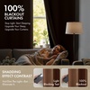 MIULEE Cream 100% Blackout Curtains for Bedroom 63 Inch Long, 2 Thick Layers Thermal Insulated Black Out Window Curtains with Black Liner, Noise Reducing Grommet Living Room Drapes 2 Panels Set Ivory(Cappuccino Brown)