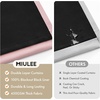 MIULEE Cream 100% Blackout Curtains for Bedroom 63 Inch Long, 2 Thick Layers Thermal Insulated Black Out Window Curtains with Black Liner, Noise Reducing Grommet Living Room Drapes 2 Panels Set Ivory(Baby Pink)