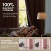 MIULEE Cream 100% Blackout Curtains for Bedroom 63 Inch Long, 2 Thick Layers Thermal Insulated Black Out Window Curtains with Black Liner, Noise Reducing Grommet Living Room Drapes 2 Panels Set Ivory(Baby Pink)