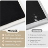 MIULEE Cream 100% Blackout Curtains for Bedroom 63 Inch Long, 2 Thick Layers Thermal Insulated Black Out Window Curtains with Black Liner, Noise Reducing Grommet Living Room Drapes 2 Panels Set Ivory(Ivory)