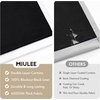 MIULEE Cream 100% Blackout Curtains for Bedroom 63 Inch Long, 2 Thick Layers Thermal Insulated Black Out Window Curtains with Black Liner, Noise Reducing Grommet Living Room Drapes 2 Panels Set Ivory(White)
