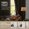 MIULEE Cream 100% Blackout Curtains for Bedroom 63 Inch Long, 2 Thick Layers Thermal Insulated Black Out Window Curtains with Black Liner, Noise Reducing Grommet Living Room Drapes 2 Panels Set Ivory(Ivory)
