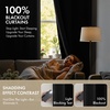 MIULEE Cream 100% Blackout Curtains for Bedroom 63 Inch Long, 2 Thick Layers Thermal Insulated Black Out Window Curtains with Black Liner, Noise Reducing Grommet Living Room Drapes 2 Panels Set Ivory(Black)