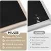 MIULEE Cream 100% Blackout Curtains for Bedroom 63 Inch Long, 2 Thick Layers Thermal Insulated Black Out Window Curtains with Black Liner, Noise Reducing Grommet Living Room Drapes 2 Panels Set Ivory(Taupe)