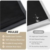 MIULEE Cream 100% Blackout Curtains for Bedroom 63 Inch Long, 2 Thick Layers Thermal Insulated Black Out Window Curtains with Black Liner, Noise Reducing Grommet Living Room Drapes 2 Panels Set Ivory(Grey)