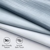 MIULEE Navy Blue and Greyish White Ombre Blackout Curtains, Full Room Darkening Thermal Insulated 84 Inches Long Drapes for Bedroom/Living Room Grommet Window Treatments Modern 52Wx84L, Set of 2(Chambray Blue and Greyish White)