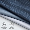 MIULEE Navy Blue and Greyish White Ombre Blackout Curtains, Full Room Darkening Thermal Insulated 84 Inches Long Drapes for Bedroom/Living Room Grommet Window Treatments Modern 52Wx84L, Set of 2(Navy Blue and Greyish White)