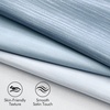 MIULEE Navy Blue and Greyish White Ombre Blackout Curtains, Full Room Darkening Thermal Insulated 84 Inches Long Drapes for Bedroom/Living Room Grommet Window Treatments Modern 52Wx84L, Set of 2(Stone Blue and Greyish White)