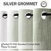 MIULEE Navy Blue and Greyish White Ombre Blackout Curtains, Full Room Darkening Thermal Insulated 84 Inches Long Drapes for Bedroom/Living Room Grommet Window Treatments Modern 52Wx84L, Set of 2(Sage Green and Greyish White)