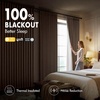 MIULEE Pinch Pleated 100% Blackout Curtains 96 Inch Long 4 Panel Set for Bedroom Thick Linen Memory Trained Pleat Living Room Darkening Back Tab Double Layer Thermal Insulated Drapes, Birch(Linen)