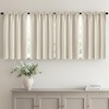 MIULEE Blackout Curtains 4 Panels Sets Black 63 Inch Length, Top and Bottom Rod Pocket Room Darkening Curtains for Bedroom Windows, 4 Pack Solid Thermal Insulated Light Blocking Curtain Drapes(Cream Beige)