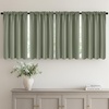 MIULEE Blackout Curtains 4 Panels Sets Black 63 Inch Length, Top and Bottom Rod Pocket Room Darkening Curtains for Bedroom Windows, 4 Pack Solid Thermal Insulated Light Blocking Curtain Drapes(Sage Green)