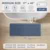 MIULEE Waffle Bathroom Runner Rugs Boho Large Bath Mat 2’x5′(24″x60″) Green | Super Absorbent, Non Slip, Upgraded Soft, Quick Dry, Washable Bath Rug with Tassels for Hallway Laundry Room Bedroom(Blue)